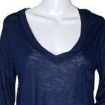 Anthropologie Porridge Shirt Womens‎ Medium Blue Wave Tee Essential Basic Casual Photo 4