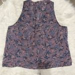 Aeropostale  Floral Tank Top - Lavender Size M Photo 1