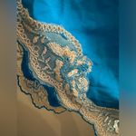 EXPRESS Vintage NWT 1990s 100% Silk Lace Blue Cami Medium Y2K Photo 4