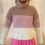 Hippie Rose turtleneck knit sweater striped Photo 0
