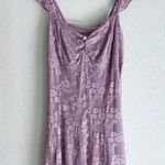 Hot Topic Just Polly Lilac Lace Lace-up Cami Dress Sz Large NWT Photo 2