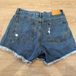 Avec Les Filles  Distressed Denim Shorts Photo 2