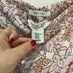 Rachel Zoe Linen Wide Leg Cropped Pants Floral Print Resort Wear Sz XL Photo 4