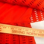 Saylor x Revolve Womens Strapless Midi Dress Sz S Orange Eyelet Party Wedding Photo 10