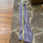 Claire's Lilac Purple Knit crochet sequin Infinity Scarf Photo 2