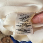 Anthropologie  Maeve Blue and Black Silk Floral shift  Dress Size 8 Photo 5