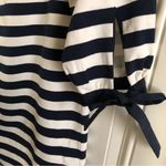 J.Crew Womens Dress Striped Off The Shoulder Marine Vacation Size XS Photo 6