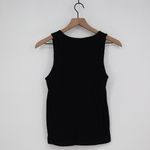 Z Supply  Black Ribbed Tank Top Scoop Neck Sleeveless M L Photo 3