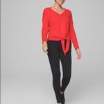 Soma  Long Sleeve Tie Front Sweater
STYLE: 570279185 Size M Lounge Casual Photo 2