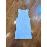 J.Crew NWT BG877 White Sleeveless Crew Neck Ribbed Tank Top Extra Small Photo 2