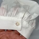 Rails  Womens Dari Cotton Dropped Shoulders Eyelet Blouse Beach White Small‎ NWOT Photo 3