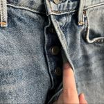 GRLFRND  26” The Helena Straight Leg Distressed "It’s Cold Outside" Blue Jeans Photo 4