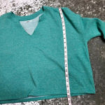 Colsie Cropped Green Sweater Size XL Photo 4