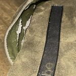 Bebe embroidered olive green mules Photo 5
