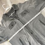 Free People  Shacket ruby jacket womens Gray (medium) boho casual boyfriend Photo 3