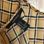 Forever 21  Mustard Yellow Plaid Sheath Dress Photo 9