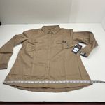 Wolverine  FR Utility Women Twill Khaki Button Down Shirt Long Sleeve Size XL NEW Photo 9