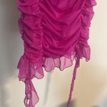 Lovesome dress woman’s bodycon party Magenta purple bikini strap dress Size L Size L Photo 5