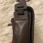 Perlina  Brown Crossbody size long 9”  wide 7” excellent condition Photo 13