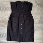 Jenni Kayne  Strapless Button Down Placket Dress 2 Photo 2