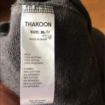 Thakoon Open Back Gray Sweatshirt Dress round neck long sleeeves,size medium Photo 11