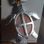 Chili Jasper Turtle Necklace Photo 3