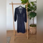 Buffalo David Bitton  | Navy Blue Eyelet Midi Dress/Cover Up Photo 1