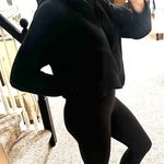 Nike Women’s cropped zip up hoodie sz md Photo 4