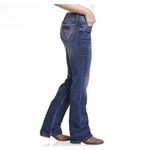 Wrangler NWT Retro Mae Mid-Rise Bootcut Jeans Classic Indigo 26/1 x 32 Photo 1