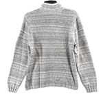 Woolrich 1/4 Zip Pullover Sweater Womens L Winter White Heather Ramie Wool NEW Photo 3