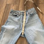 Levi's Levi’s wedgie straight size 29 altered in the waist Light Blue Distressed Jeans Photo 4