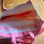Victoria's Secret  Pink and Cream Canvas Tote Photo 4