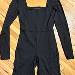 Aritzia NWOT Babaton Contour Squareneck Long Sleeve Romper Photo 1