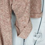 Free People  Beach Heathered Dusty Pink Asymmeteical Loose Fit Cover-Up Photo 3