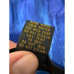 Jerry T Women's Blue Tie Dye Pleated Sheer Swim Cover Up Size M Swimwear Blue Size M Photo 8