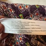 Band of Gypsies BOG Collective Purple Floral Crochet Wide Leg Smocked Pockets Bohemian Large Photo 7