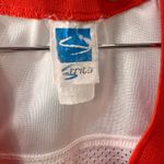 Hooters Girl Vintage Football Jersey Tuscon Arizona White Orange XS Server Bar Photo 3