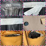 ZARA Woman Masculine Coat sz Medium Photo 14