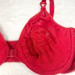 Marilyn Monroe Vintage Warner’s  Vibrant Red Lace Front Close Bra Size 36C Photo 4