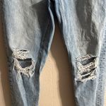 American Eagle  Mom Jean Ripped Blue Denim Jeans Photo 2