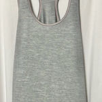 RBX Performance Gray Racerback Tank Top Size Large Photo 0