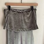 Likely  Driggs Strapless Velvet Dress in Pewter Photo 8