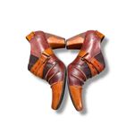 Spring Step L'Artiste Wondrous Booties Size 40 Women's Multicolor Leather Heels Brown Photo 2