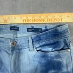 J Jill Womens‎ High Rise Cropped Jeans 8 Blue Tie Dye Cuffed Stretch Denim Photo 4