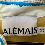 ALEMAIS Elixir Shirt Dress Maxi in Yellow, Green and Blue, New with Tags Yellow Size 4 Photo 8