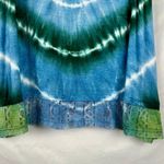 NWT Yak & Yeti Casual Tye Dye Lace Tank Small Blue Photo 2