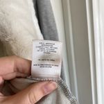 Anthropologie Saturday Sunday Ambrose Knit Jacket Size XS Gray Faux Fur Photo 7