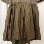 English Factory NWT High Low Knit Combo Dress Army Green Photo 3