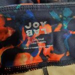 Joy Lab Black & Orange Floral Leggings (XS) Photo 6
