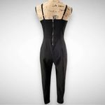 Material Girl  Women's Black Halter Jumpsuit With Lace Detail Large | EUC Photo 2